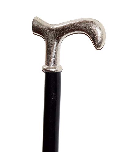 ASIAN NAUTICAL STORE Gehstock, Vintage-Design, mit Messinggriff, handgefertigt, Schwarz