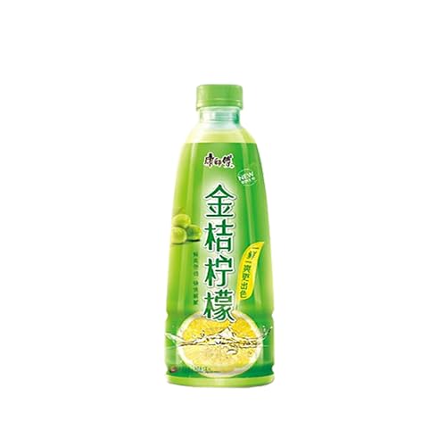 選べる 康師傅飲料 青梅緑茶 茉莉清茶 ジャスミンティー 茉莉柚茶 柚子ジャスミンティー 蜜桃烏龍茶 ももウーロン茶 水晶葡萄 金桔?檬 金柑檸檬 500ml (金桔?檬, 1点)