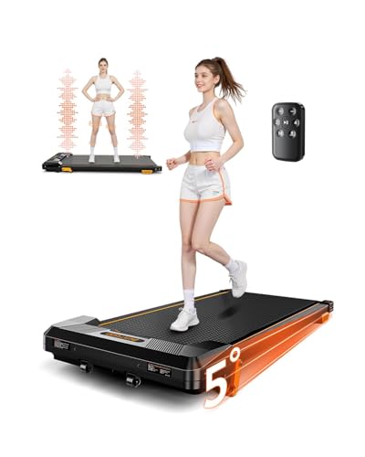Image of Walking Pad Treadmill, BestGod Under Desk Treadmill 330lbs Capacity, Vibration Walking Pad with Incline, Portable Treadmills for Home, Compact Treadmills Walk Pad, Running Machine with Remote Control