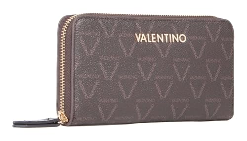 Valentino Lady Re Zip Around Wallet Moro Nero organisez vos cartes et monnaie