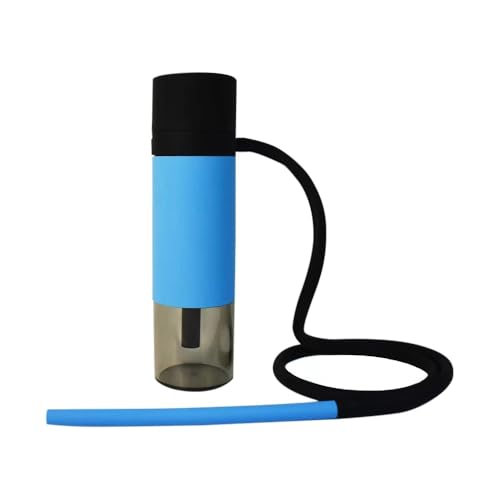 Reanic Hookah portátil, Juego de cachimba portátil para coche, cachimba de viaje, shisha pequeña para coche, viajes al aire libre, shisha, shisha, narguiles,fumar