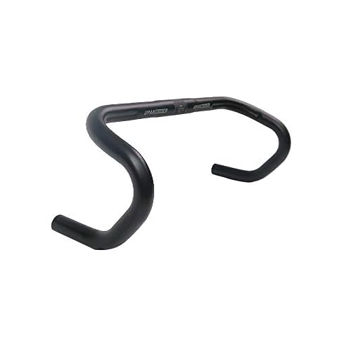 UPANBIKE 25.4mm Bike Handlebar 420mm Length Fixed Gear Bike Handlebar Drop Bar Bent Handlebar Aluminum Alloy
