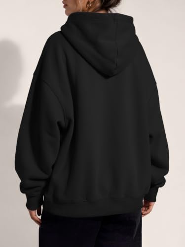 Image of Trendy Queen Women Oversized Hoodies Fall Outfits | Gentle Skin Feel, Aesthetic Drop Shoulder, Large Kangaroo Pocket, Seamless Daily Outfit Match