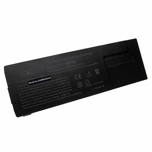 vhbw Akku kompatibel mit Sony Vaio VPC-SE2C5E, VPC-SE2E1E, VPC-SE2J9E, VPC-SE2L9E, VPC-SE2M9E Notebook (5200mAh, 11.1V, Li-Polymer, schwarz)