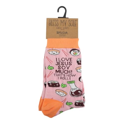 Image of Kerusso Adult Socks, Christian Fun Socks, Novelty Socks, Cotton Blend Sock, One Size Fits Most