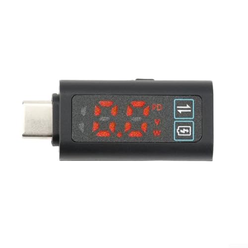 Compteur de puissance efficace avec affichage numérique intelligent pour une mesure précise de la tension et du courant (lumière rouge)