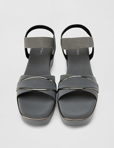 Image of Metro Women Wedge Heel Comfort Fashion Backstrap Sandal