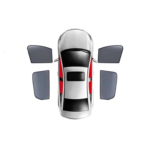 DZSQOMHGD Parasol Coche Parasol De Coche Cortina De Malla Magnética Visera para Civic FC 10.a Generación 2016-2021 Coche Sun Shade Parasoles(4PCS)