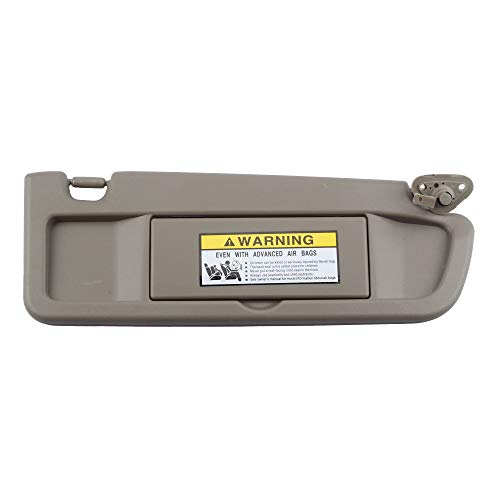 Dasbecan Passenger Right Side Warm Gray Sun Visor Compatible With Honda Civic 2006-2011 Replaces# 83230-Sna-A01Ze #TOP12