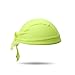 Produktbild BEISIJIA Sport-Fahrradmütze, schnelltrocknend, Bandana mit Totenkopf-Motiv, verstellbar, UV-Schutz, Radkappe, Laufmütze, Motorrad, Piratenhut, Kopfband für Herren und Damen Gr. One size, gelb
