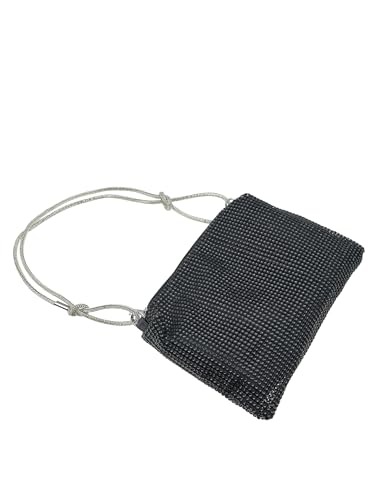 Women's Rhinestone Underarm Handbag Shiny Evening Shoulder Tote Bag3