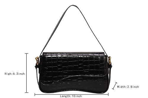 Image of PU Leather Tote Bag for Women with 2 Removable Straps and Zipper Closure