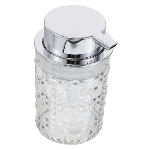 EXQUIMEUBLE Botella Espumosa Rellenar Dispensador De Jabón Baño Burbuja Espuma Bomba Jabón De Manos Espumoso Recargable Dispensador De Jabón De Vidrio Espumoso La Mascota Transparent