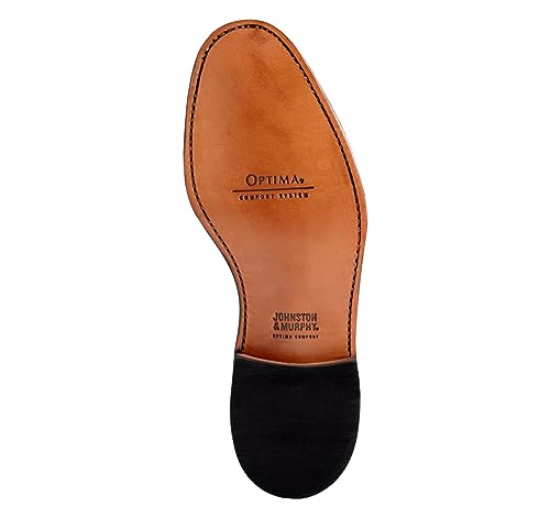 Image of Johnston & Murphy Men's Melton Cap Toe Lace-Up Oxford Dress Shoe