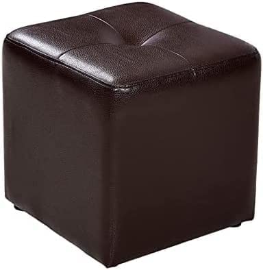 Repose-Pieds en Cuir PU à Forte Capacité de Charge pour Salon