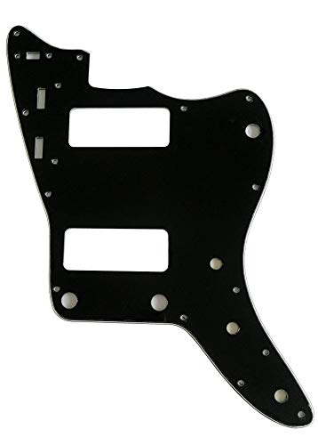 �M�^�[�s�b�N�K�[�h Fits Fender US Jazzmaster P90 Style 3�w�\�� �M�^�[�ی� �ی�t�B�����t�� (3�v���C�u���b�N)