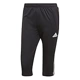Enger Schnitt adidas Herren TIRO 21 3/4 Hose, Schwarz, M