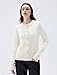 SUUKSESS Women Chunky Cashmere Cropped Cardigan Sweaters 2025 Trendy Fall Fashion Button Up Long Sleeve Knit Outfits(Cream White M)