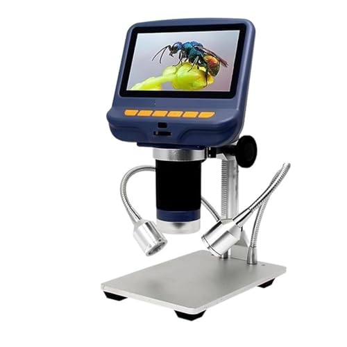 Microscope numérique HD grossissement 220x avec éclairage LED intégré pour adultes