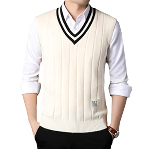 Pull sans manches en tricot haut de gamme motif en relief