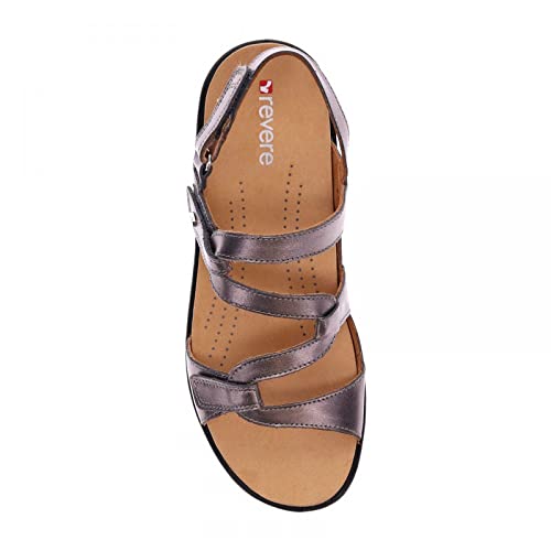 Revere Emerald 3 Women’s Sandals - Premium Soft Leather, Adjustable Straps & Contoured Footbed - Orthotic Arch Support for Stylish Comfort & All-Day Wear3