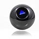 GOODS+GADGETS Magische Kristallkugel Mystic 8 Ball Wahrsager Orakel; Wahrsagekugel für Fengshui, Meditation, Steinheilkunde und Dekoration