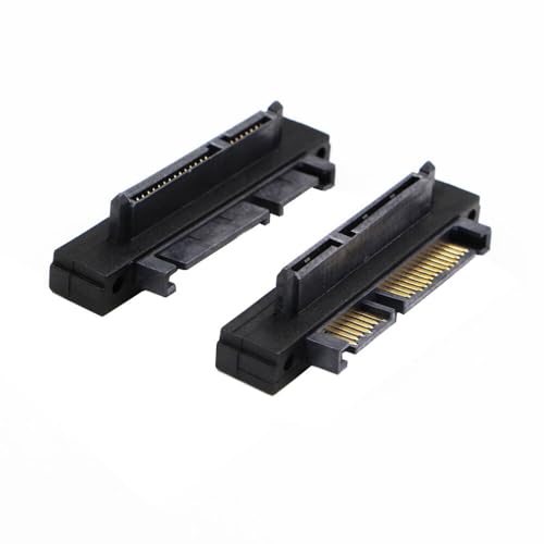 Adaptador de Extensión SATA 22Pin Macho a Hembra 90 Grados