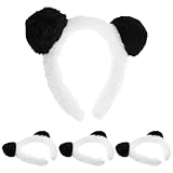 Serre-tête panda charmant : le design adorable des oreilles de panda ajoute une touche mignonne et fantaisiste à votre tenue, parfait pour les fêtes et les célébrations. accessoire idéal pour les costumes de cosplay