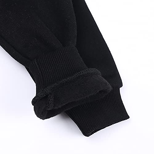 Image of MYGBCPJS Youth 2PCS Jogger Outfits Set Fleece Hooded + Sweatpants Boys Girls Athletic Sweatsuits Pullover Clothes