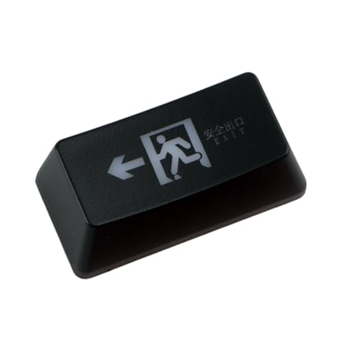 Tecla retroiluminada negra para teclado mecánico SHINEOFI y tapa ABS de repuesto