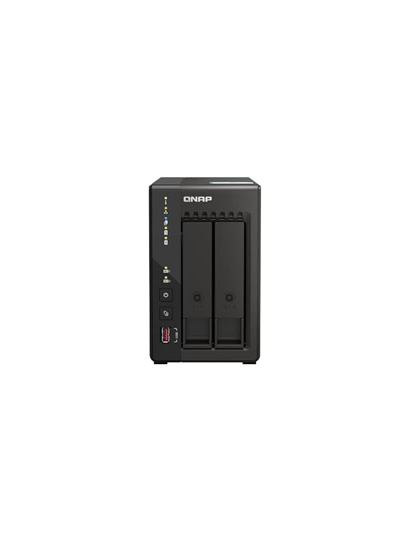 QNAP TS-253E-8G-US 2 Bay High-Performance Desktop NAS with Intel Celeron Quad-core Processor, 8 GB DDR4 RAM and Dual 2.5GbE (2.5G/1G/100M) Network Connectivity (Diskless) by QNAP - Image 3
