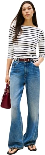 Miniatura 5 de Tommy Hilfiger Camiseta de manga larga Mujer New Cody Slim cuello barco