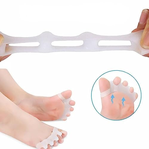 Par Separador De Silicone Para Dedos Pés Calos Joanete Corretor Ortopédico