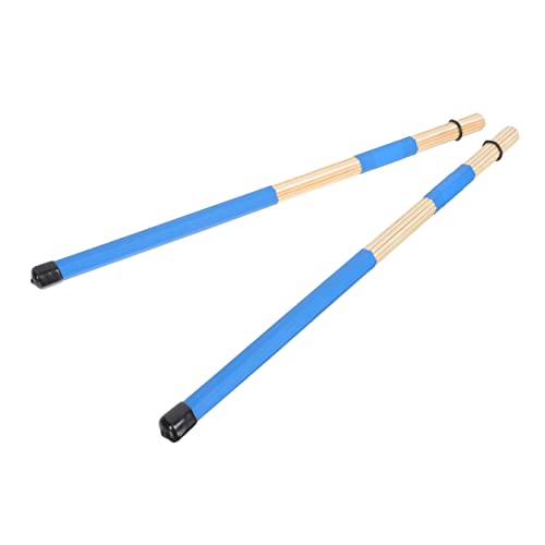 Baquetas profesionales de madera Vaguelly, paquete de 19 unidades, hechas de bambú, para instrumentos de percusión, accesorios duraderos y antideslizantes para bateristas