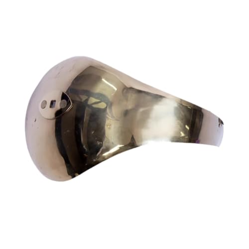 Menolana Fencing Guard Plate Epee Hand Protector, Bracket, Standard, Fencing Practice, Handguard Pad for Training, 13cm Gold