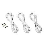 POPETPOP 9 Stück Rgb LED Streifen Verlängerungskabel 4 polig 2m mit Steckverbindung Kunststoffisolierung Schweißfreie LED Verbindung und Controller Zufällige Farbe