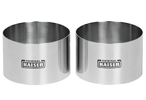 Preisvergleich Produktbild Unbekannt Kaiser Dessert und Vorspeisenring 2er Set 8cm