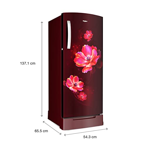 Image of Whirlpool 192 L 4Star Direct Cool One-Door Refrigerator (IMPRO ROY INV 215 4s, WINE ANTELIA-Z, Inverter, 2023 Model)