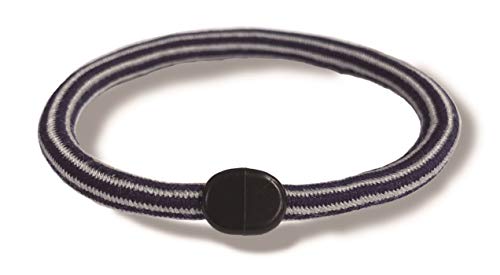 静電気抑止 ボーダーリストバンド ネイビー EB-19-2