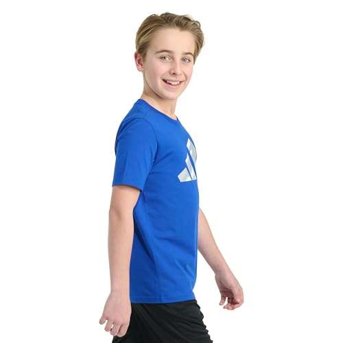 adidas Boys' Short Sleeve Halftone Camo Logo Tee2