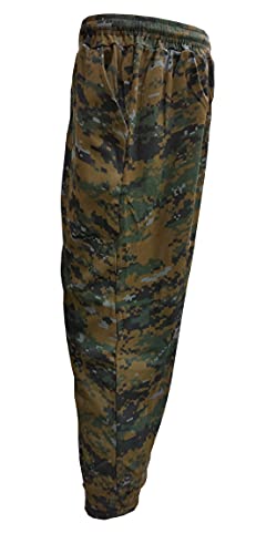 Image of Women's Cotton Camouflage(Military) Printed Lower 3 /4Th Capri Pant with Both Side Pockets Free Size (to Fit Waist Size 26 inch Inches to Expandable to 34 inch Inches) Green2