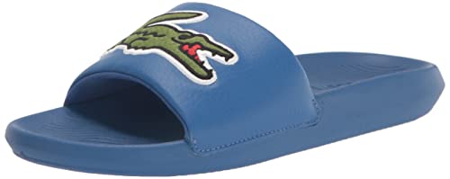 LACOSTE Men's Croco 2.0 Flip-flop Sandals, Pink, Size 10