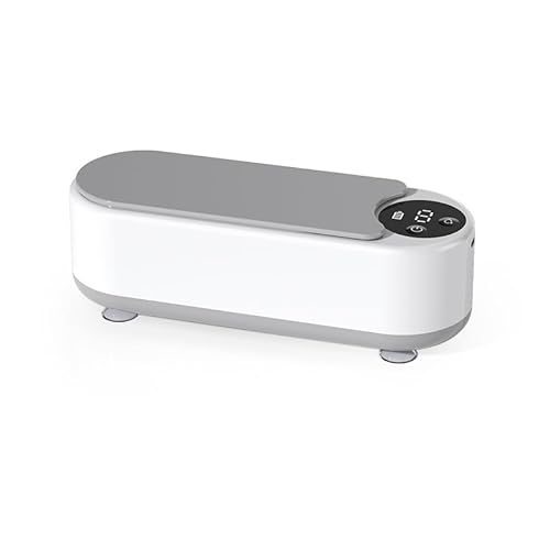 Limpador ultrassônico, 45 kHz, 2 modos, temporizador digital, portátil, para joias, navalha, óculos,