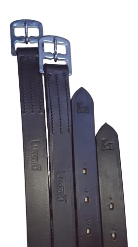 Lussoro Stirrup Leathers For Horse Horse Horze Stirrup Leathers English Riding Stirrup Leathers (Brown) #TOP4