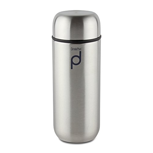Drink Pod Vacuum Insulated Flask, Stainless Steel, Satin, 200ml