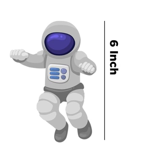 Image of Space Theme Birthday Decoration Banner for Kids Party | Astronaut Theme Birthday Decoration for Boys, Space Abnner , Cutout, Danglers for Home (Pack of 32)