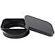 Haoge LH-X200B Gegenlichtblende aus Metall mit 49 mm Adapterring und Metallkappe für Fujifilm X100VI Fuji X100V X100F X100T X100S X70 Kamerazubehör schwarz