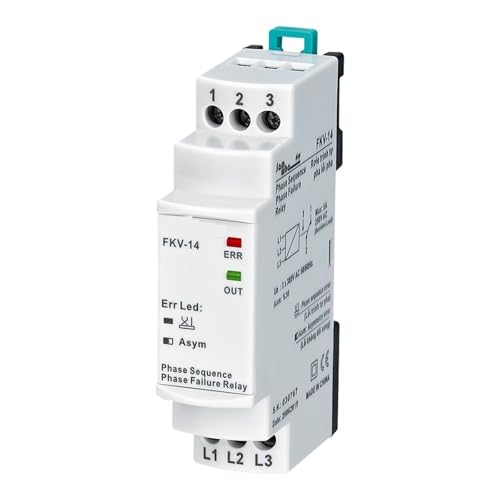 Relais de séquence de phases triphasé 380V contre panne et asymétrie FKV-14