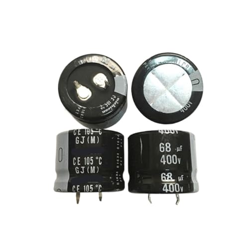 (1PCS)400V68UF 25X20 Electrolytic Capacitor 68UF 400V 25 * 20 GJ 105 degrees RRBXXUYN