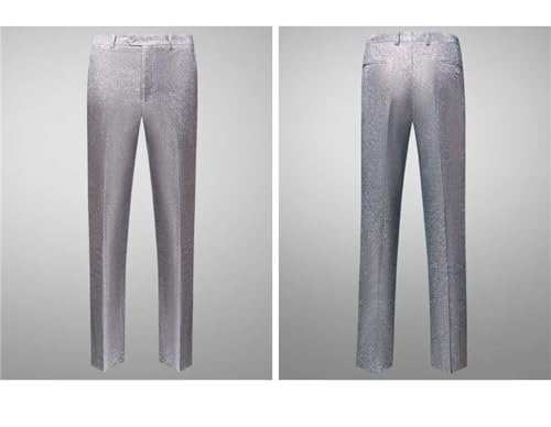 Men Singer Host Stage Performance Suit Two-Piece Wedding Party Casual Dress4